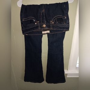 like new no boundaries low waisted flare/wide leg jeans